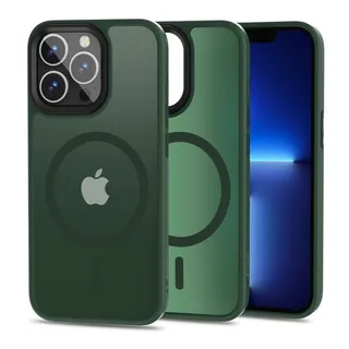 Puzdro Tech-Protect Magmat Magsafe iPhone 13 Pro - matné zelené