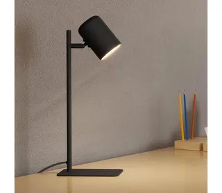 Eglo 98855 - LED Stolná lampa CEPPINO 1xGU10/4,5W/230V čierna 98855