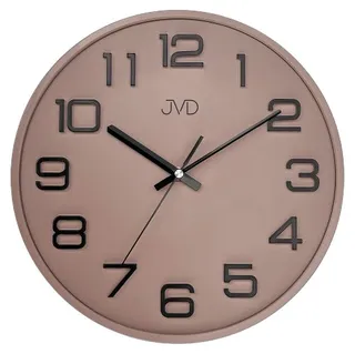 Nástenné hodiny JVD sweep HX2472.11, 30cm hnedé